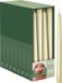 Bolsius - Gladde Dinerkaarsen Zilver - 24,5 cm - 32 stuks - Metallic