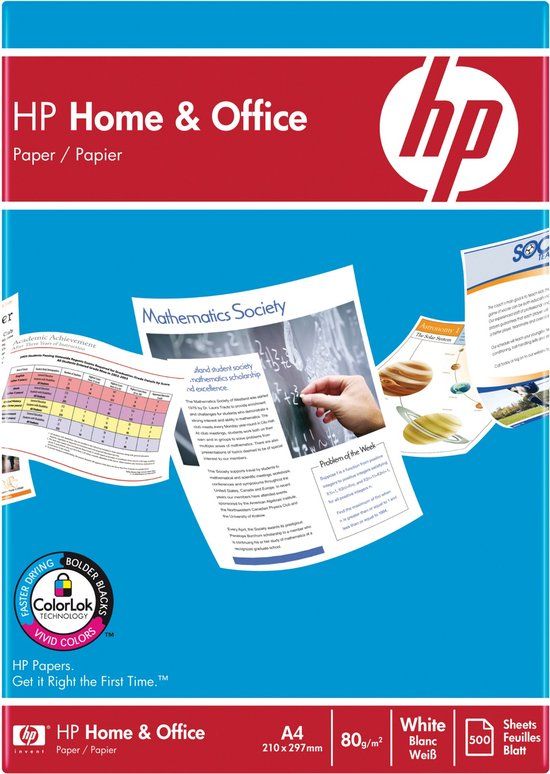 HP Home & Office Print Paper - A4 - 80g - 500 Sheets - White