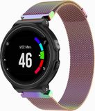 By Qubix Qubix - Milanese Bandje voor Garmin Forerunner 220 / 230 / 235 / 620 / 630 / 735 (XT) - Small - Multicolor