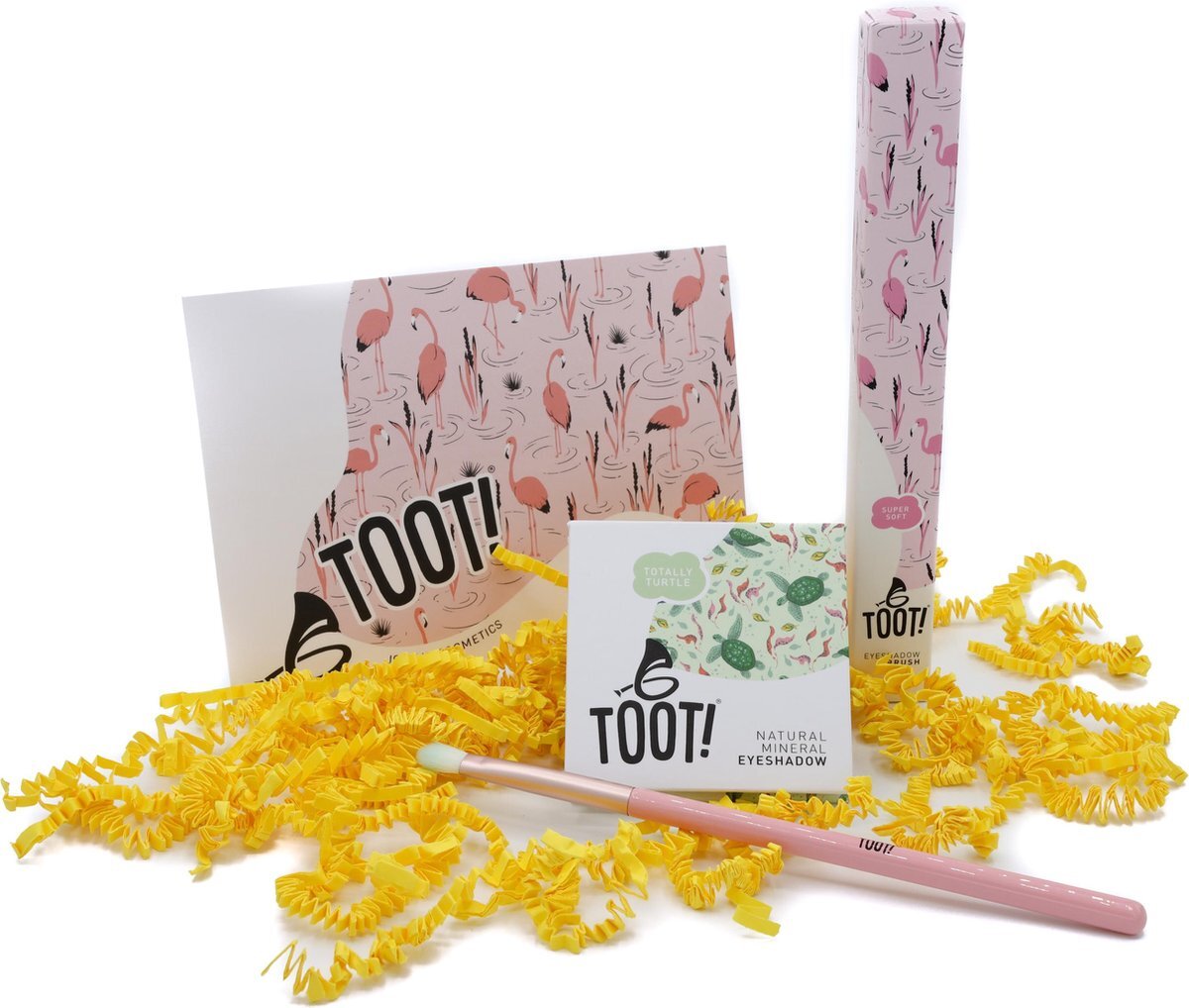 TOOT! - Natural Make-up for Kids TOOT! Natuurlijke Kinder Make-up Set - Schildpad - Oogschaduw & Kwast