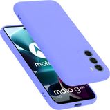 Cadorabo Hoesje geschikt voor Motorola MOTO G200 5G in LIQUID LICHT PAARS