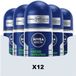 NIVEA Deodorant Roller For Men Fresh Sensation - 12 x 50 ml