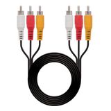 Brightium 3 x RCA/M-3 x RCA/M audio- en videokabel, 1,8 m