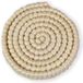 Merkloos / Sans marque Wol crepe stof - wit - 100 cm