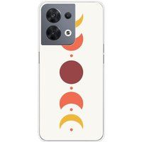 1001 coques Oppo Bedrukt siliconen hoesje compatibel met Oppo Reno 8 5G Eclipse