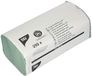 Papstar 250 vellen handdoekpapier 23 cm x 25 cm groen zigzag, V-voudig, 1-laags, #17205