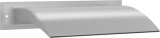 vidaXL Zwembadfontein 45x26x13 cm roestvrij staal zilverkleurig