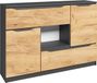 Vicco Ruben Dressoir – 120 x 84 cm Krachtige eik goud