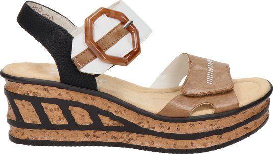 Rieker Women's Heeled Sandals - Cognac - Size 40