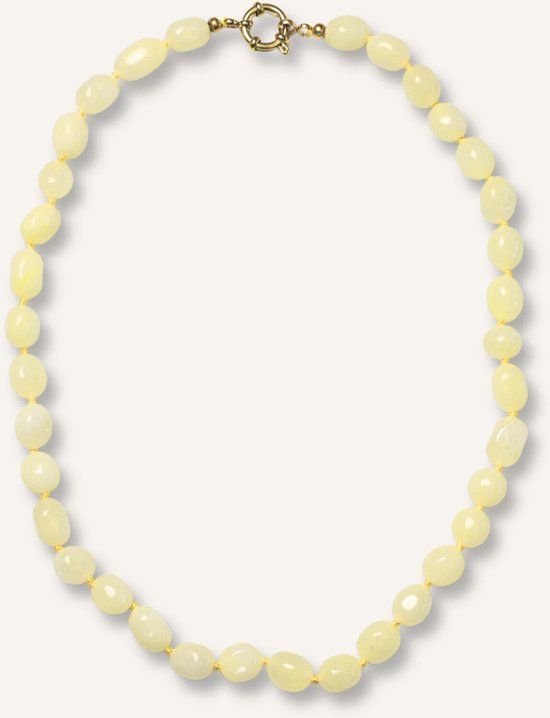 BONNIE STUDIOS Bobby Butter Yellow Necklace Sieraden Dames - Butter yellow - Maat ONESIZE
