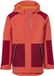VAUDE Kids Caprea 2L Jas, hotchili, Maat 98, Unisex, Kinderen, Waterdicht, PFC-vrij
