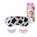 Fisura – Oogmasker en oogpatches “vaca”. Roze gel oogmasker en herbruikbare oogpatches voor wallen, kringen en fijne lijntjes. Originele set voor self-care en cadeau-idee