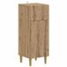 vidaXL Badkamer Opbergkast DELFT Artisanaal eiken 30 x 31 x 80 cm