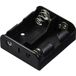 TRU COMPONENTS TC-13220492 Porte-piles Nombre de cellules : 2 C (baby) Connexion par bouton-poussoir (L x l x H) 63 x 54 x 22 mm