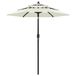 VidaXL Parasol 3-laags met aluminium paal 2 m zandkleurig
