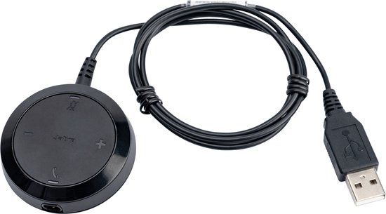 Jabra 14208-13 hoofdtelefoon accessoire Bedieningsadapter Zwart