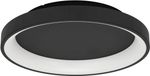Eglo Loretello Plafondlamp - Wandlamp - LED - Ø 35 cm - Noir - Lumière blanche réglable - Dimmable