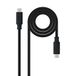 USB 3.2 GEN2x2 kabel, 100 W, 4 K/60 Hz, USB-C M/M, 0,5 m, snelle gegevensoverdracht en efficiënt opladen voor compatibele apparaten.