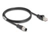 DeLOCK 80809 Câble réseau Noir 1 m Cat5e S/FTP