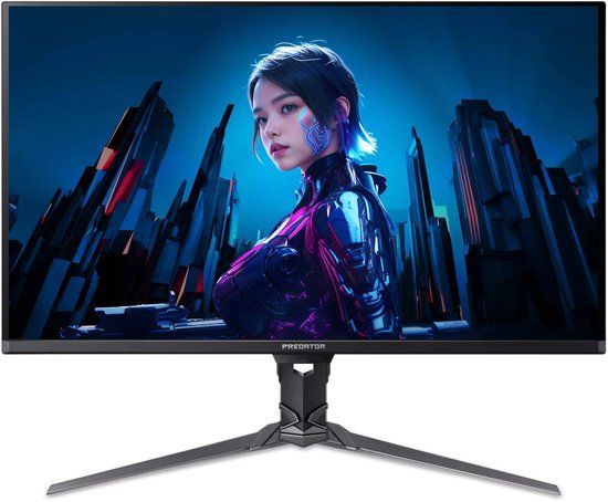 Acer Predator X32 X5 X32X5bmiiphuzx computer monitor 80 cm (31.5") 3840 x 2160 Pixels 4K Ultra HD QD-OLED Zwart