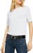 Tom Tailor - TTAMY leren riem met vierkante gesp - Maat 80 - black uni
