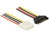 DeLOCK 60139 - Kabel - 0,3 m - Zwart, Wit, Rood, Geel