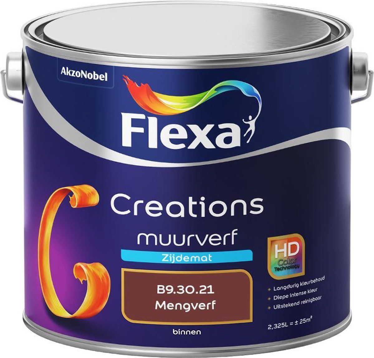 FLEXA Creations Muurverf Zijde Mat - Colorfutures 2019 - B9.30.21 - 2,5 liter