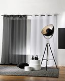 Linder 1013/10/375AB effen ooggordijn met polyester 145 x 240 cm