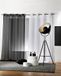 Linder 1013/10/375AB effen ooggordijn met polyester 145 x 240 cm