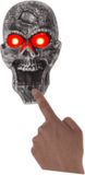 Out of the Blue KG Skelet Deurbel met Geluid – 14x28 cm – Halloween Decoratie – Binnen/Buiten – Werkt op 3AA-batterijen