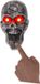 Out of the Blue KG Skelet Deurbel met Geluid – 14x28 cm – Halloween Decoratie – Binnen/Buiten – Werkt op 3AA-batterijen