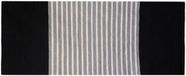 Ancient Wisdom Vloerkleed Indiaas katoen 70x170cm zwart/grijs
