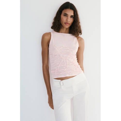 Mango top - lichtroze