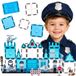 WOOPIE - Jouets de construction - Jouets de construction - Jouets de construction Bureau de police magnétique 42 pièces - Jouets de construction Plastique 3 ans - Jouets de construction magnétiques - Blocs de construction - Jouets de construction et de bâtiment