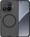 Nillkin Frosted Shield Étui Compatible avec Xiaomi 17T Pro | Compatible MagSafe / Qi2 | Coque arrière avec aimant | Noir Transparent