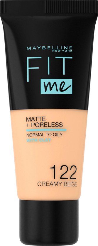 Maybelline Fit Me Matte + Poreless Foundation - 122 Creamy Beige - 30 ml