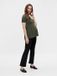 MAMALICIOUS MLNEWANABEL JUNE S/S JRS BOAT 2F A. NOOS Chemisier Femme Vert XS