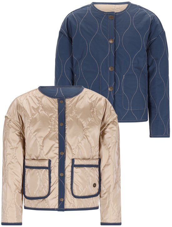 Like Flo Meisjes Jas F602-5201 - Maat 104 - Navy