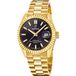 Festina F20086/B Polshorloge Heren Goudkleurig Staal Zwart Saffierglas 10 ATM