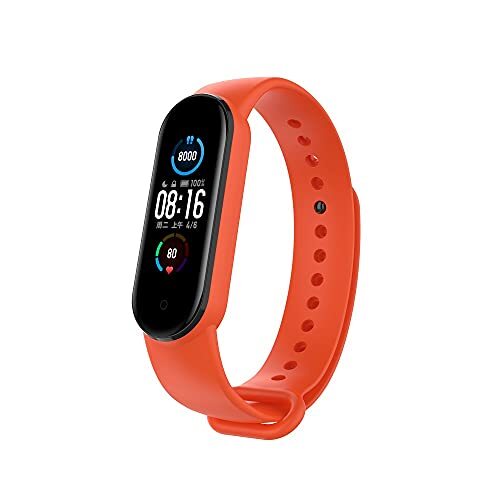 TPC Mobile Sportarmband van siliconen voor Xiaomi Mi Band 5 / Mi Band 6, waterdicht en robuust, Azul, Robuust, waterdicht