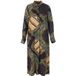 River Woods Robe longue en viscose Bleue Taille : 36