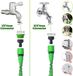 Tuyau d'arrosage extensible avec buse pour mousse - 15 mètres - Convient pour le jardinage