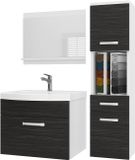 B BELINI GROUP BELINI Badkamermeubel Set PRI M3 - 90 cm Ebbenhout Mat