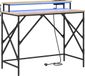vidaXL Bureau Sonoma Eiken 100 x 50 x 86,5 cm Bewerkt hout