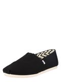 TOMS Gerecycled katoen Alpargata mocassinzool voor heren, Zwart/Wit, 40 EU