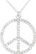 Widmann Ketting met Peace ketting - Hippie Flower Power - Sixties - sieraden