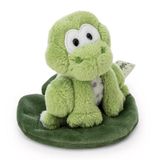 62281 NICI 62281 Fridolin pluche kikker, 7 cm, groen