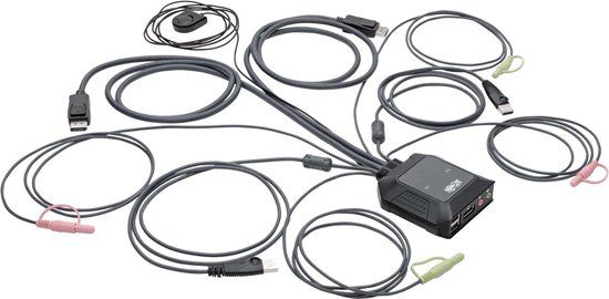Tripp Lite B032-DPUA2 - KVM Switch - 2 Poorten - DisplayPort 1.1 - USB Peripheral Sharing