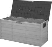 Merkloos Storage box Garden cushion box 300 liters - Outdoor storage boxes - Waterproof garden box - Patio furniture - Garden tools - Swimming pool accessories Storage box Garden cushion box