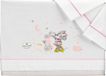 Interbaby Disney Beddengoed Minnie Mouse 60 x 120 cm Katoen Wit/Roze